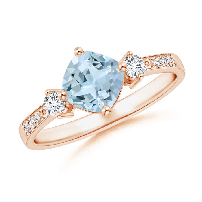 AA - Aquamarine / 1.06 CT / 14 KT Rose Gold