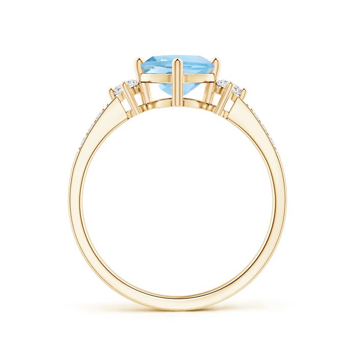 AAA - Aquamarine / 1.06 CT / 14 KT Yellow Gold