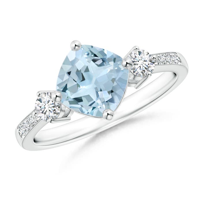 AA - Aquamarine / 1.66 CT / 14 KT White Gold