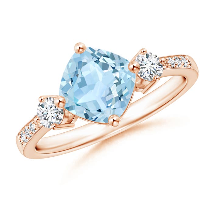 AAA - Aquamarine / 1.66 CT / 14 KT Rose Gold