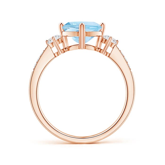 AAA - Aquamarine / 1.66 CT / 14 KT Rose Gold