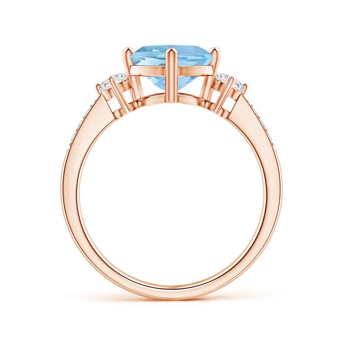 AAAA - Aquamarine / 1.66 CT / 14 KT Rose Gold