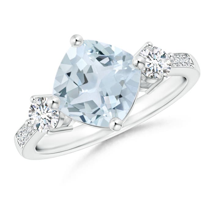 A - Aquamarine / 2.33 CT / 14 KT White Gold