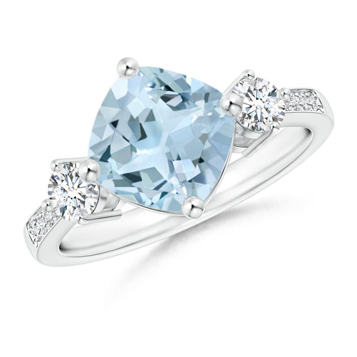 AA - Aquamarine / 2.33 CT / 14 KT White Gold