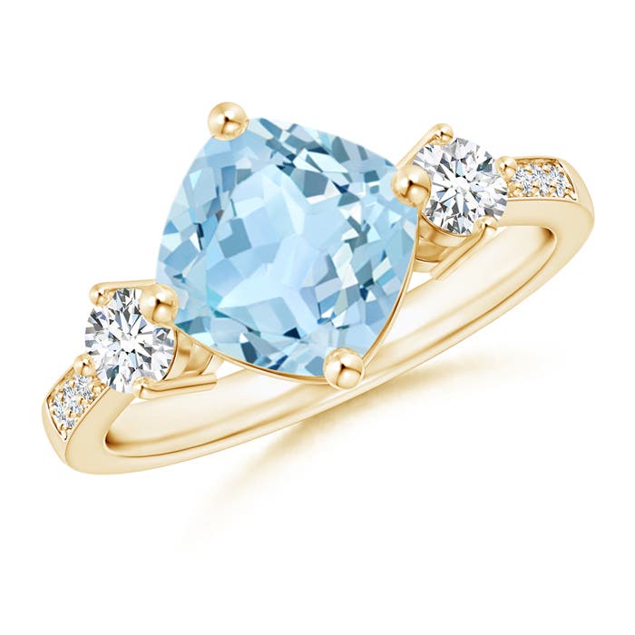 AAA - Aquamarine / 2.33 CT / 14 KT Yellow Gold