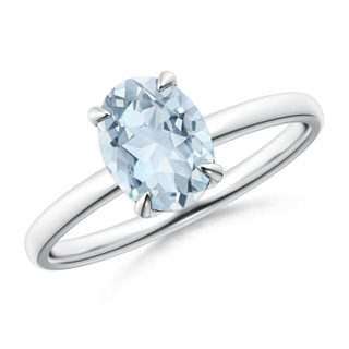 Oval A Aquamarine