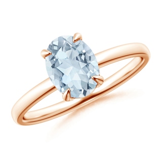 Oval A Aquamarine