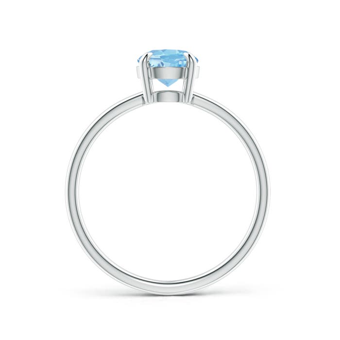 AAAA - Aquamarine / 1 CT / 14 KT White Gold