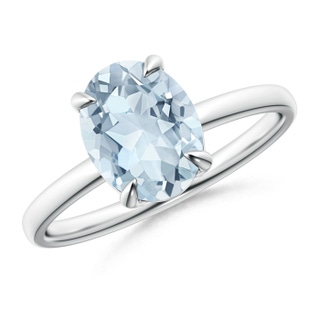 Oval A Aquamarine