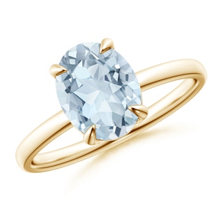 Oval A Aquamarine
