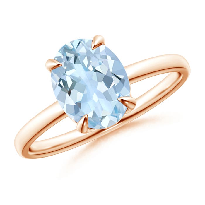 AA - Aquamarine / 1.5 CT / 14 KT Rose Gold