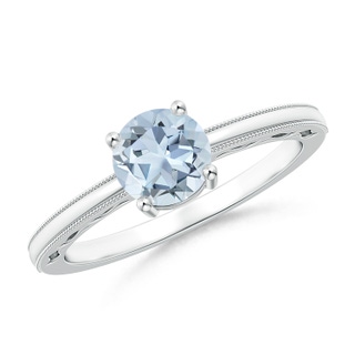 Round A Aquamarine
