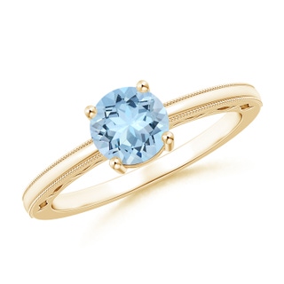 Round AAA Aquamarine