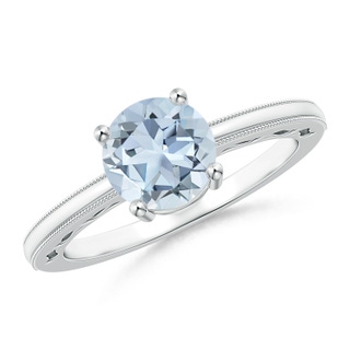 Round A Aquamarine