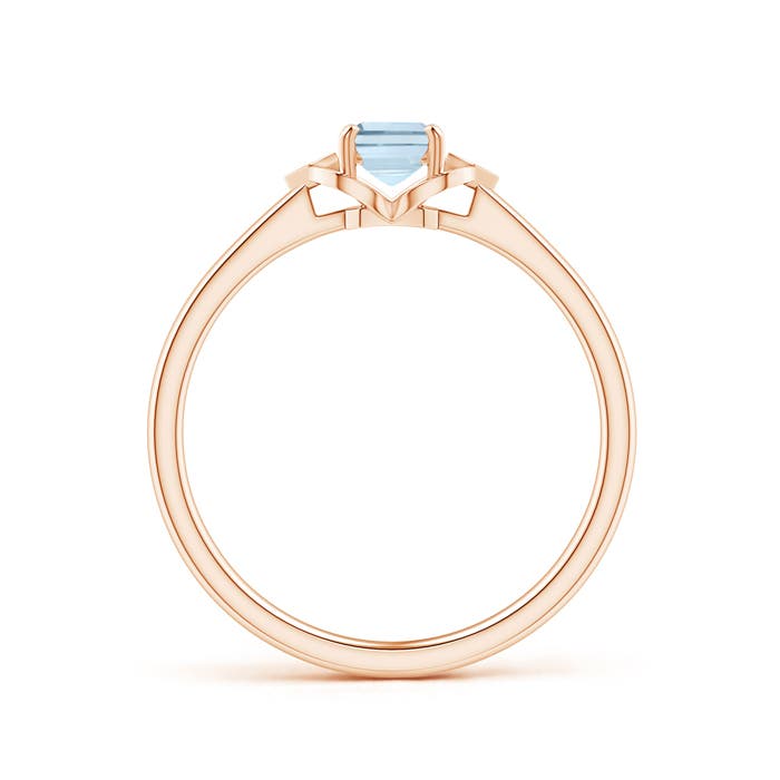 A - Aquamarine / 0.51 CT / 14 KT Rose Gold