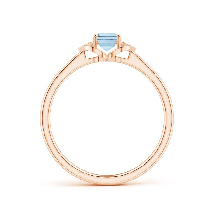 AA - Aquamarine / 0.51 CT / 14 KT Rose Gold