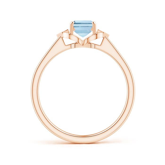 AA - Aquamarine / 0.82 CT / 14 KT Rose Gold