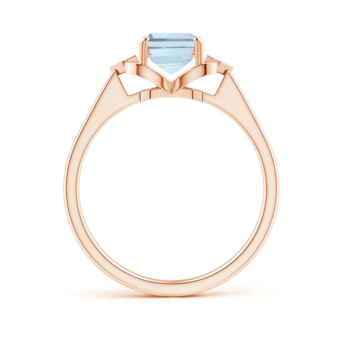 A - Aquamarine / 1.37 CT / 14 KT Rose Gold