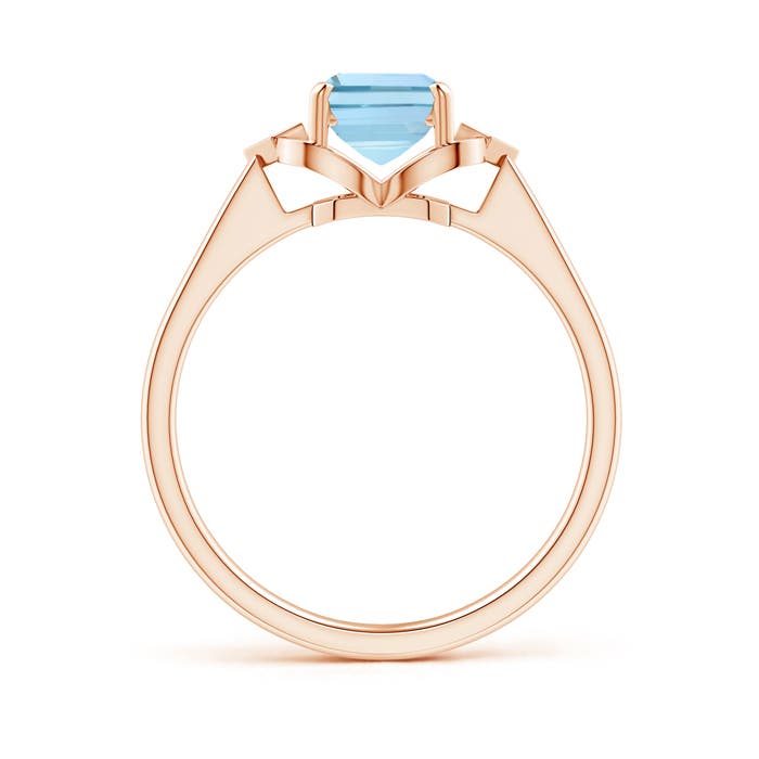 AAA - Aquamarine / 1.37 CT / 14 KT Rose Gold