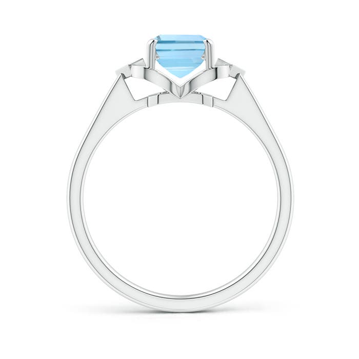 AAAA - Aquamarine / 1.37 CT / 14 KT White Gold