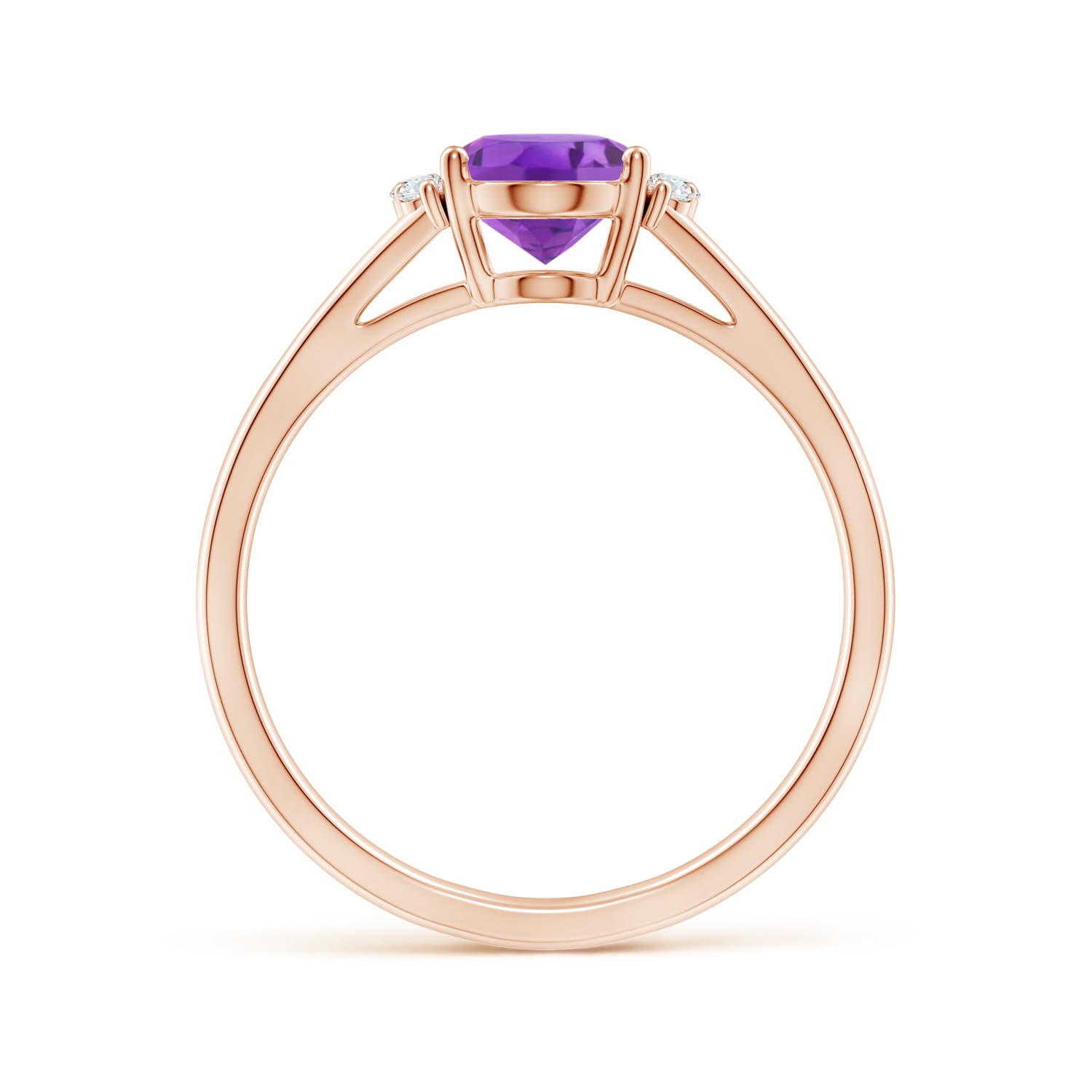 AA - Amethyst / 1.23 CT / 14 KT Rose Gold