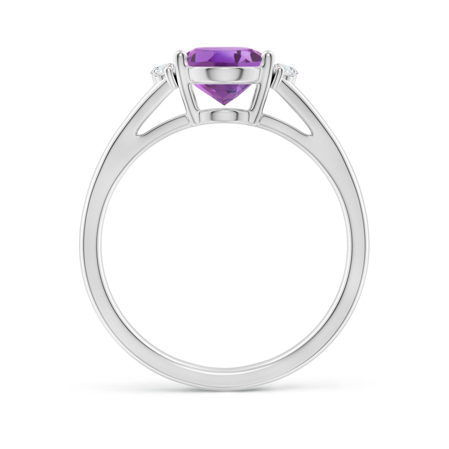 A - Amethyst / 1.71 CT / 14 KT White Gold