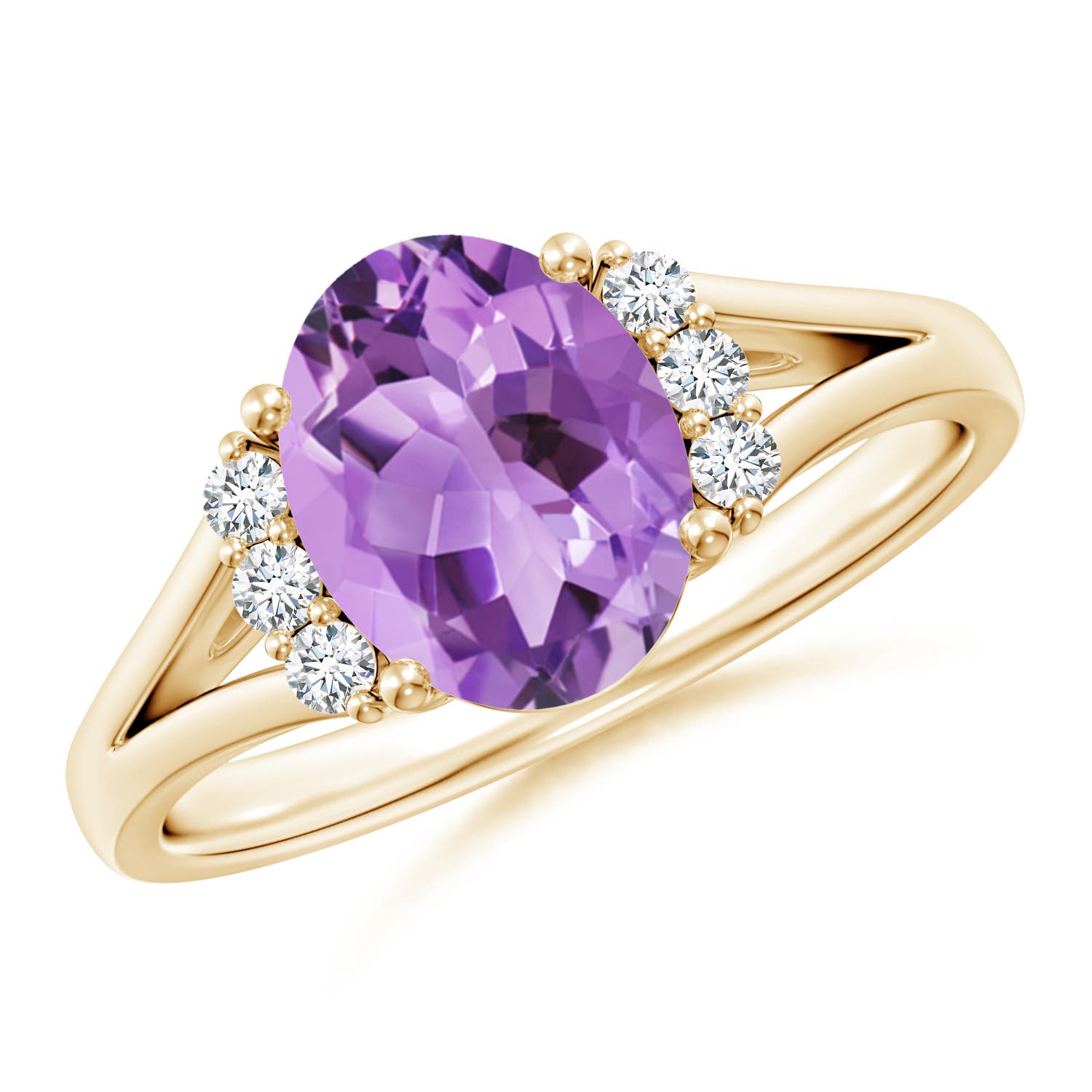 A - Amethyst / 1.71 CT / 14 KT Yellow Gold