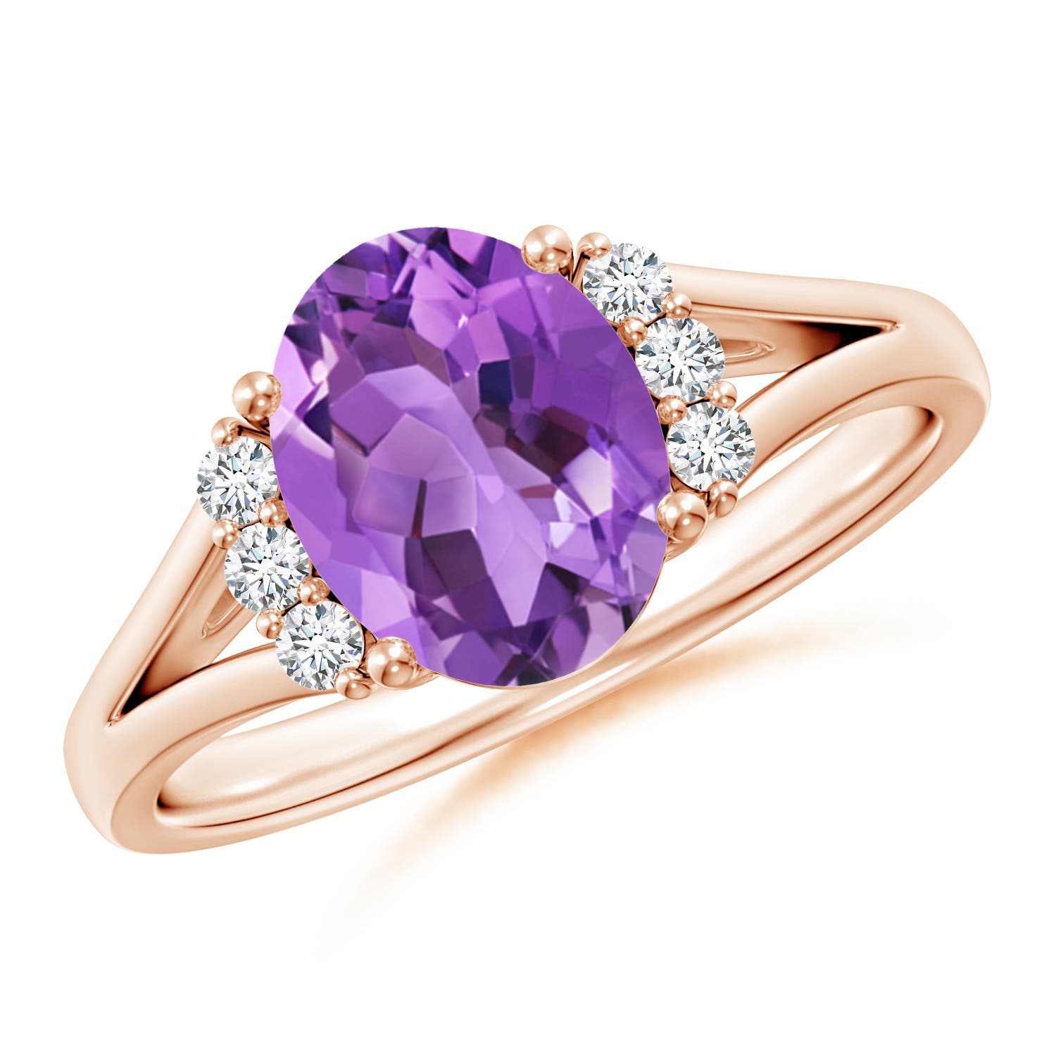 AA - Amethyst / 1.71 CT / 14 KT Rose Gold