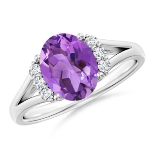 Oval AA Amethyst