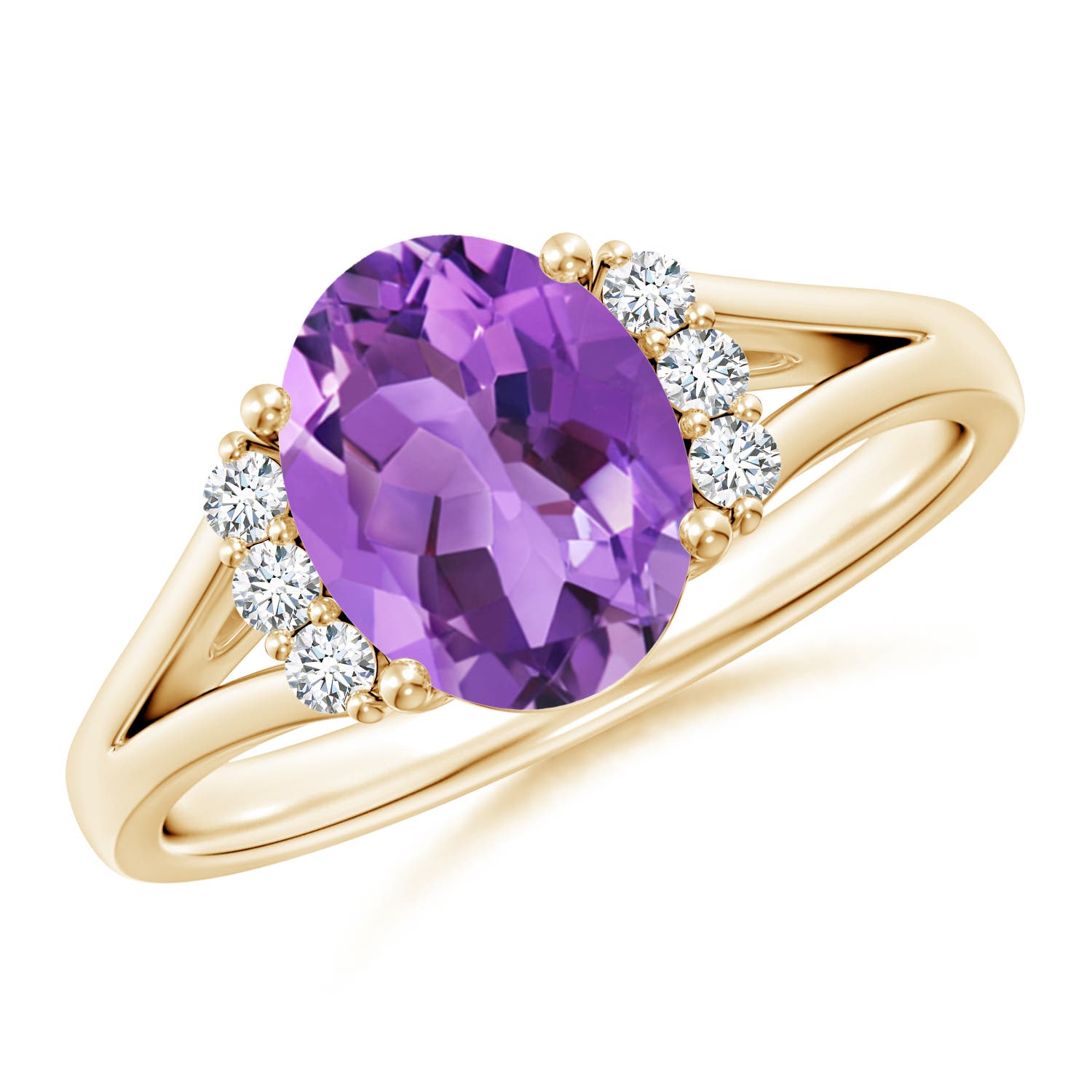 AA - Amethyst / 1.71 CT / 14 KT Yellow Gold