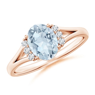 Oval A Aquamarine