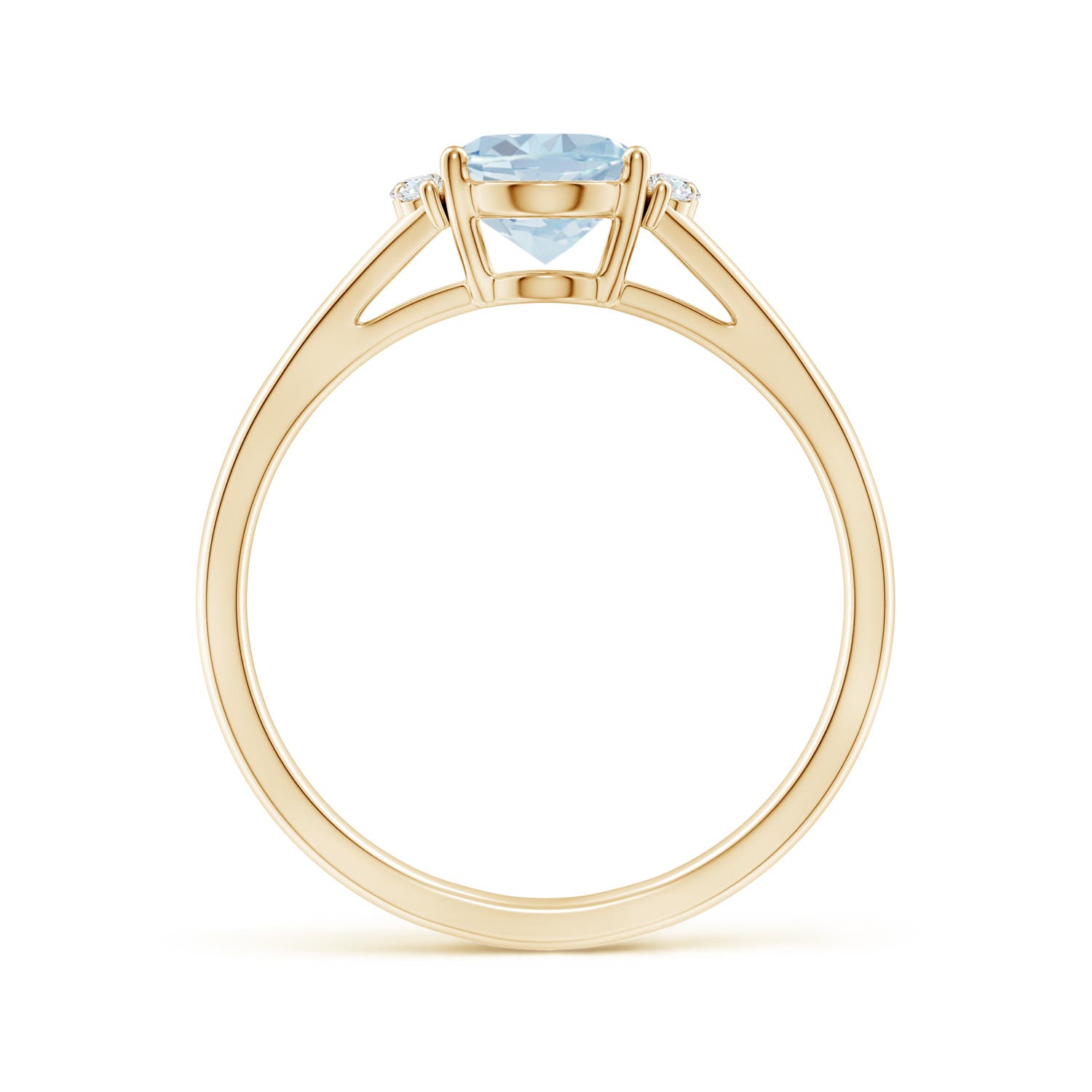 A - Aquamarine / 1.08 CT / 14 KT Yellow Gold