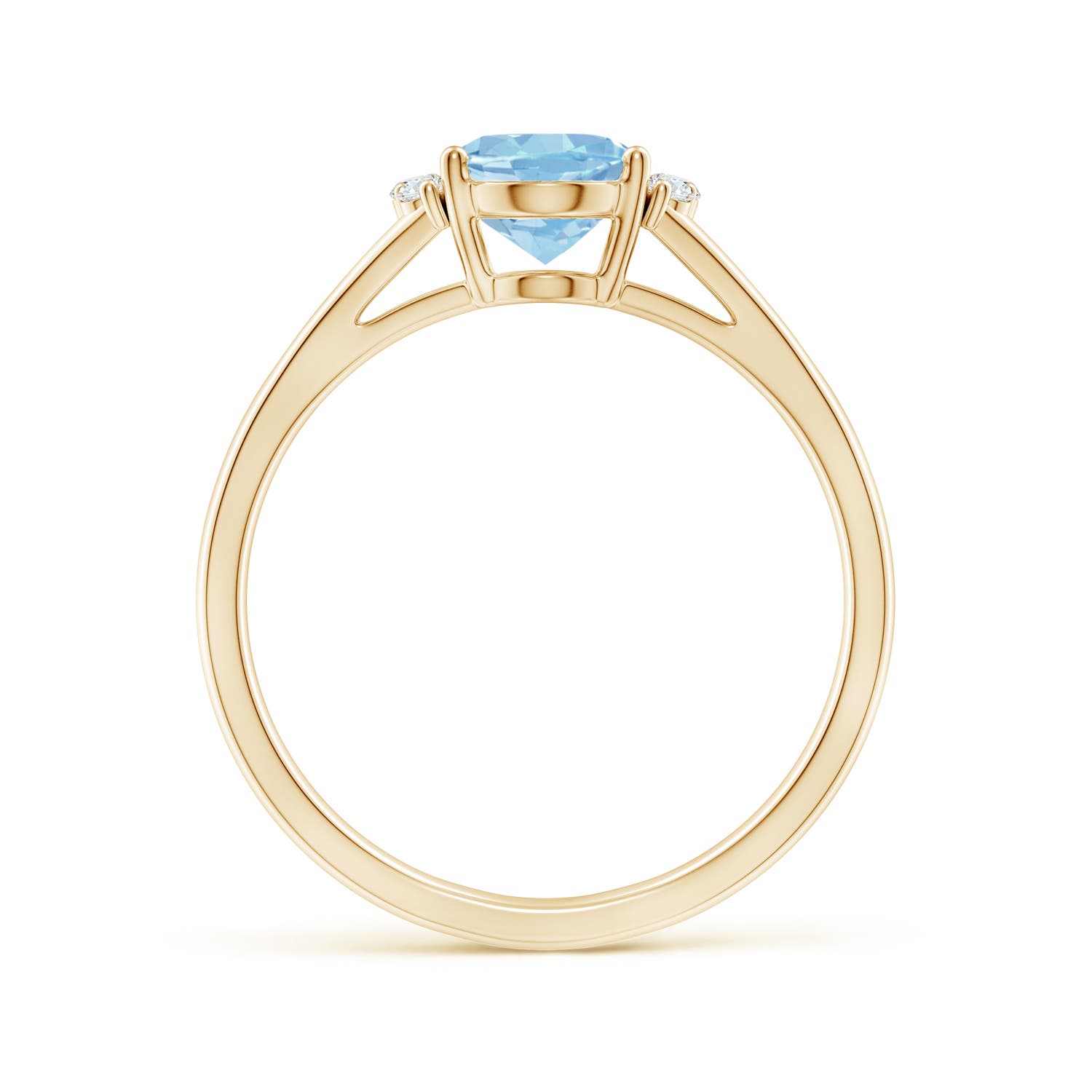 AAA - Aquamarine / 1.08 CT / 14 KT Yellow Gold