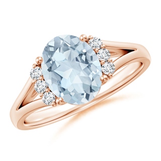 Oval A Aquamarine