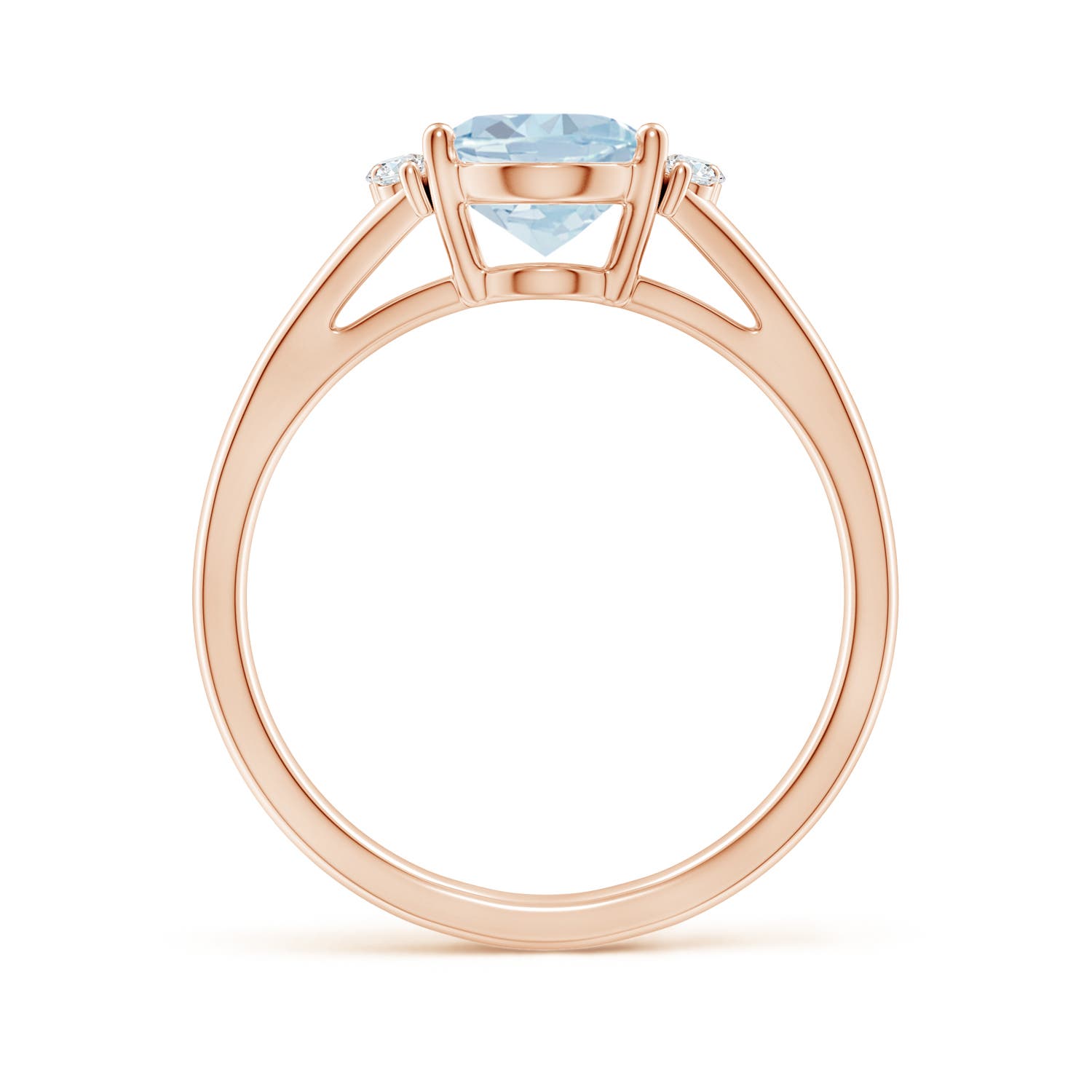 A - Aquamarine / 1.61 CT / 14 KT Rose Gold