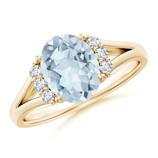 Oval A Aquamarine