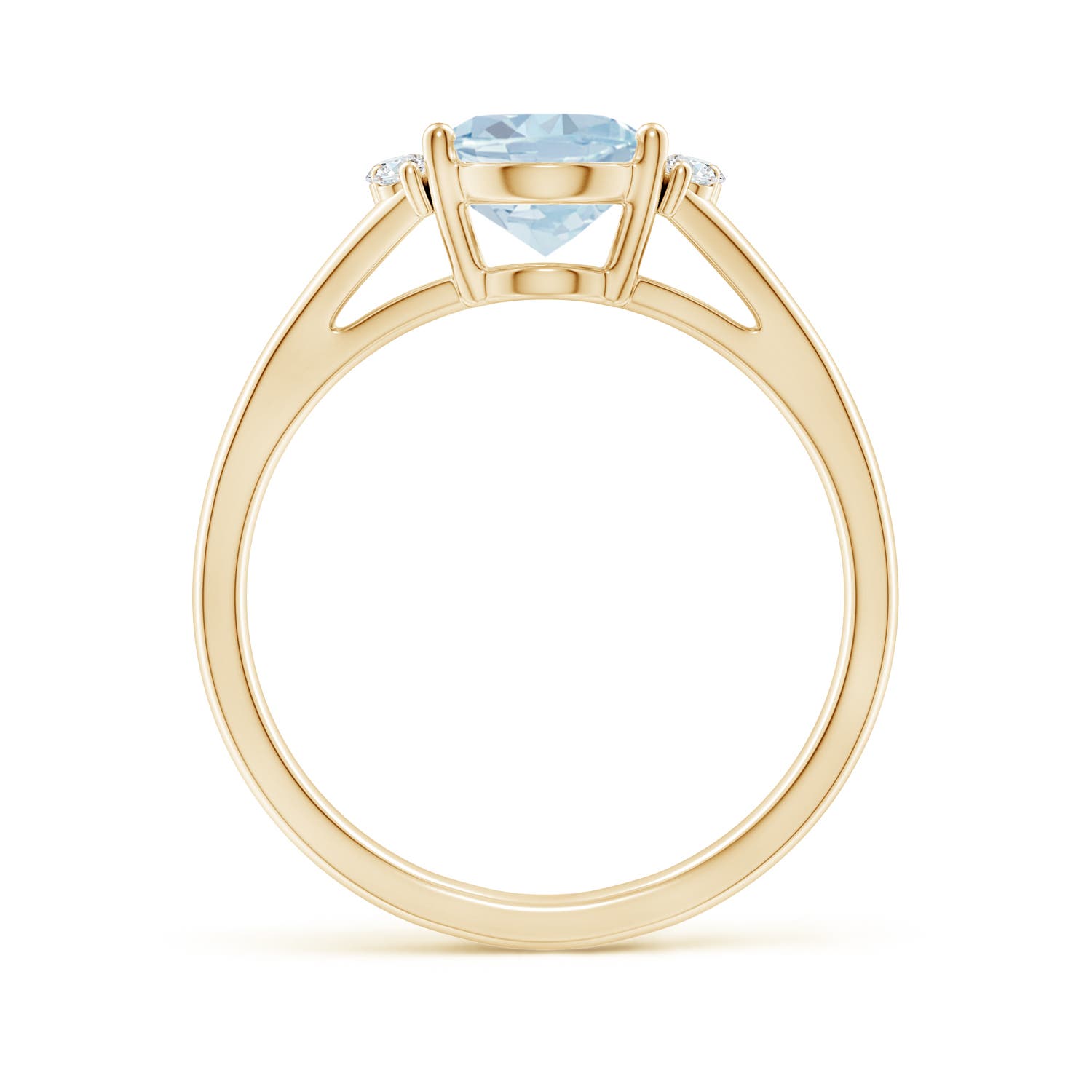 A - Aquamarine / 1.61 CT / 14 KT Yellow Gold