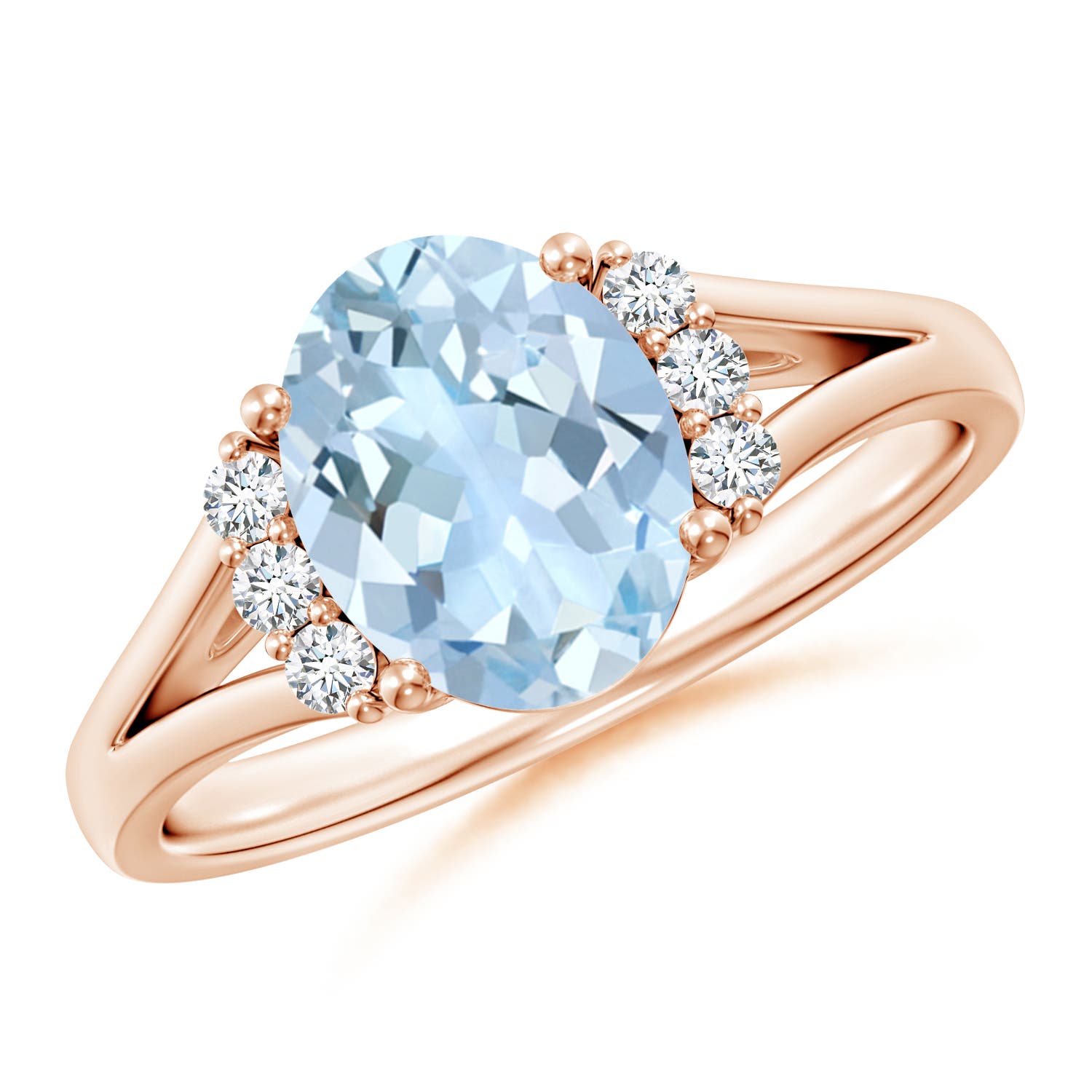 AA - Aquamarine / 1.61 CT / 14 KT Rose Gold