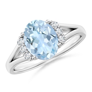 Oval AA Aquamarine