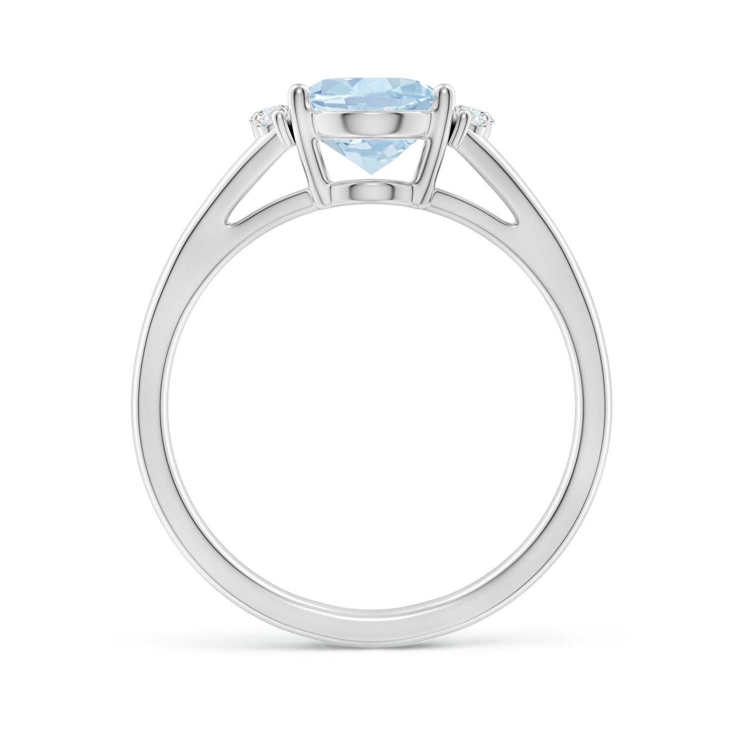 AA - Aquamarine / 1.61 CT / 14 KT White Gold