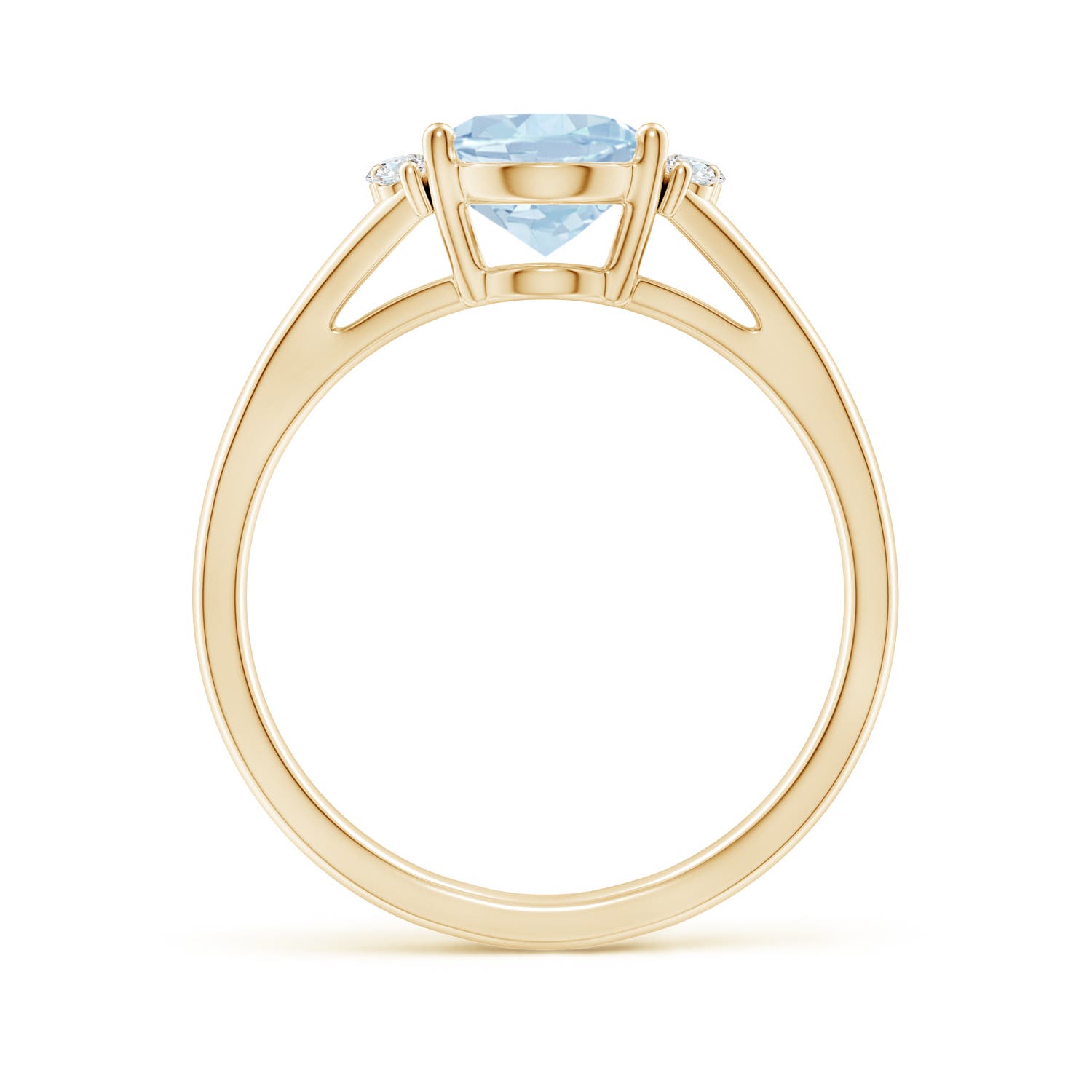 AA - Aquamarine / 1.61 CT / 14 KT Yellow Gold