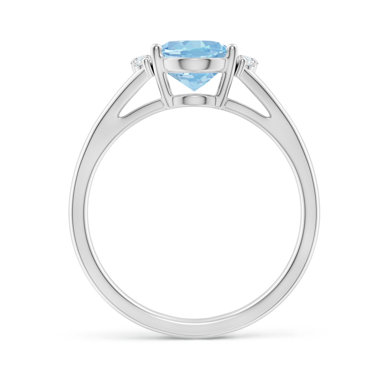 AAA - Aquamarine / 1.61 CT / 14 KT White Gold