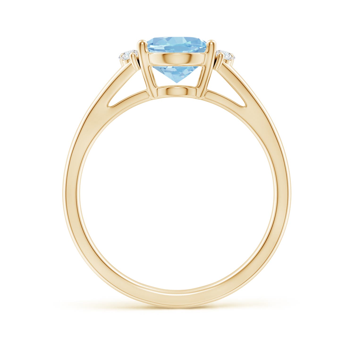 AAA - Aquamarine / 1.61 CT / 14 KT Yellow Gold