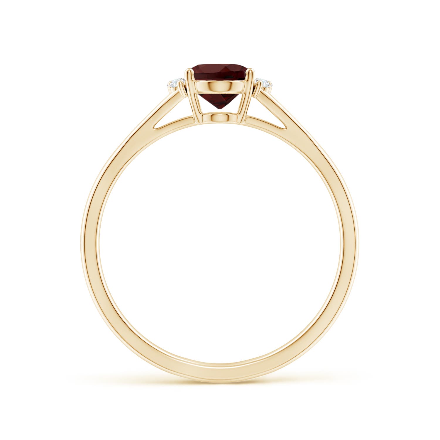 AA - Garnet / 0.97 CT / 14 KT Yellow Gold