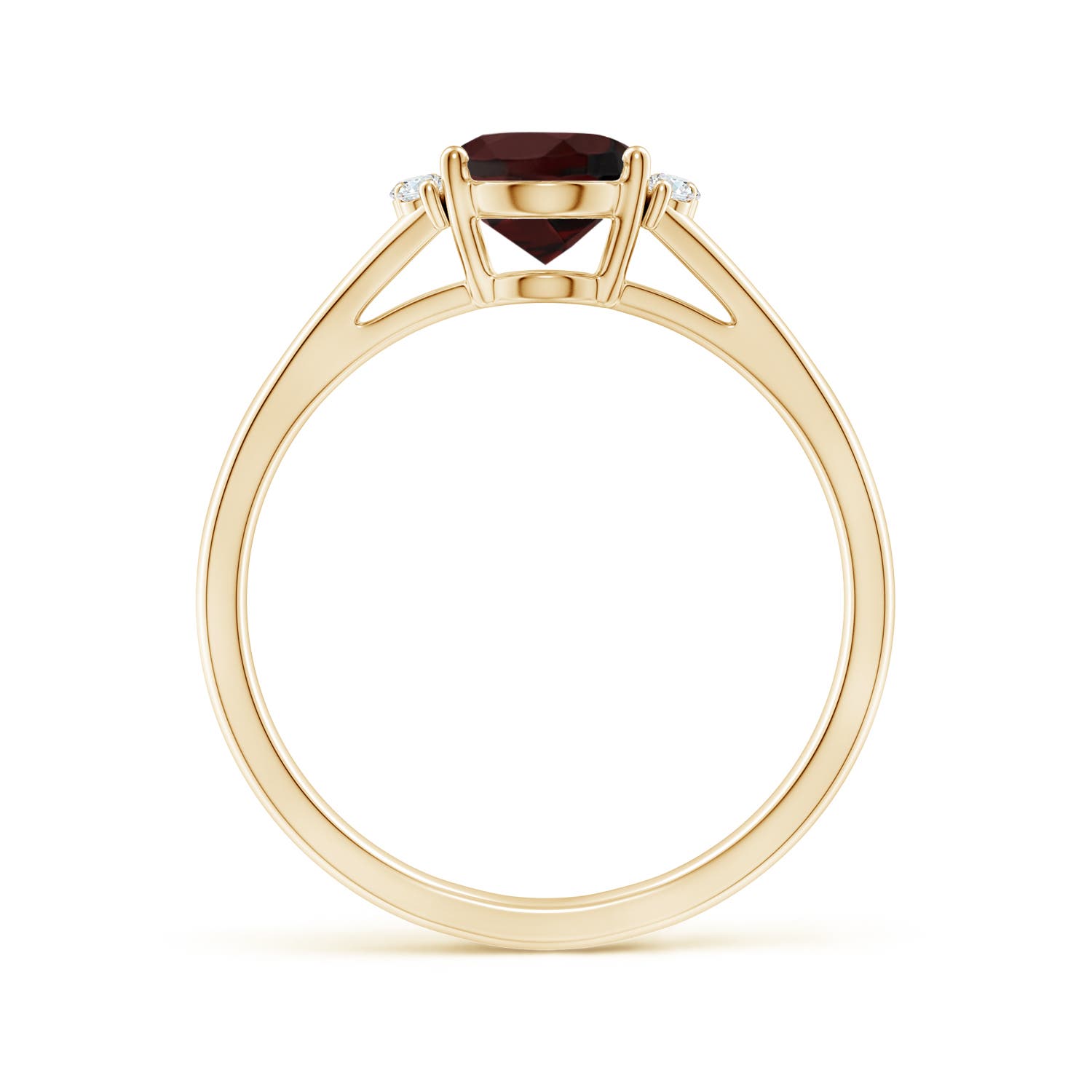 A - Garnet / 1.53 CT / 14 KT Yellow Gold