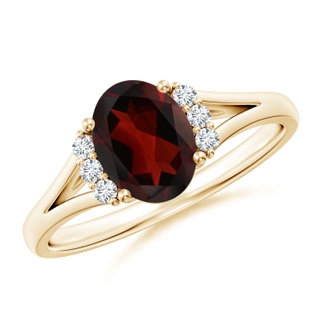 Oval AA Garnet