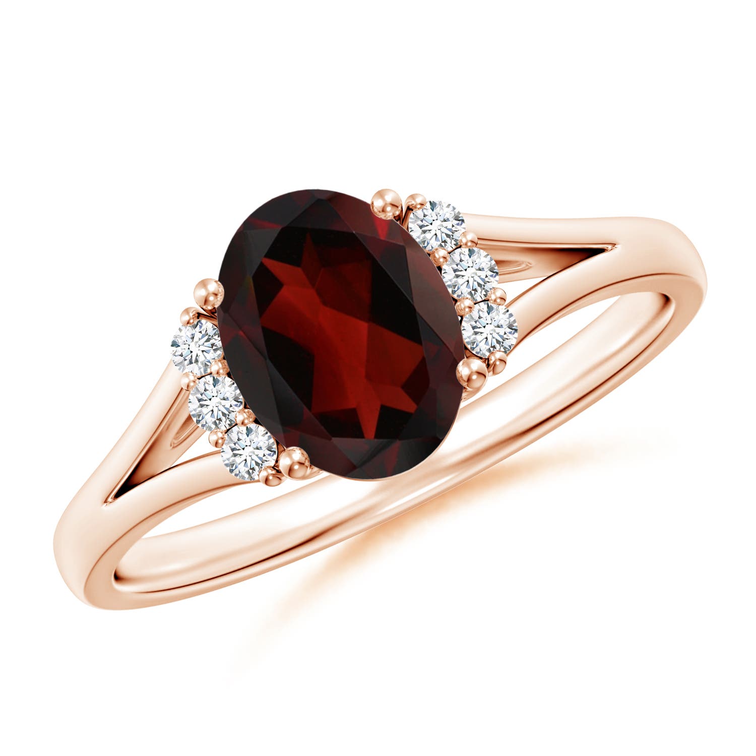 AA - Garnet / 1.53 CT / 14 KT Rose Gold