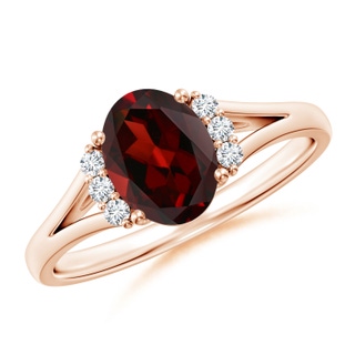 Oval AAA Garnet