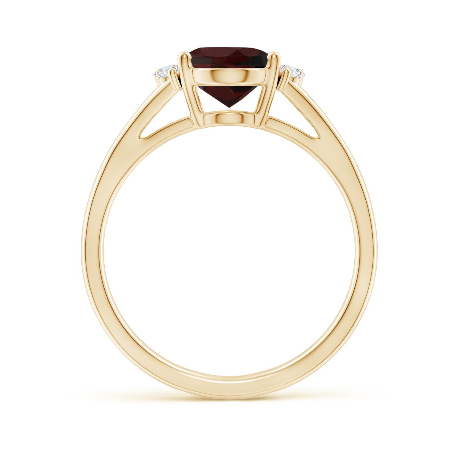 A - Garnet / 2.11 CT / 14 KT Yellow Gold