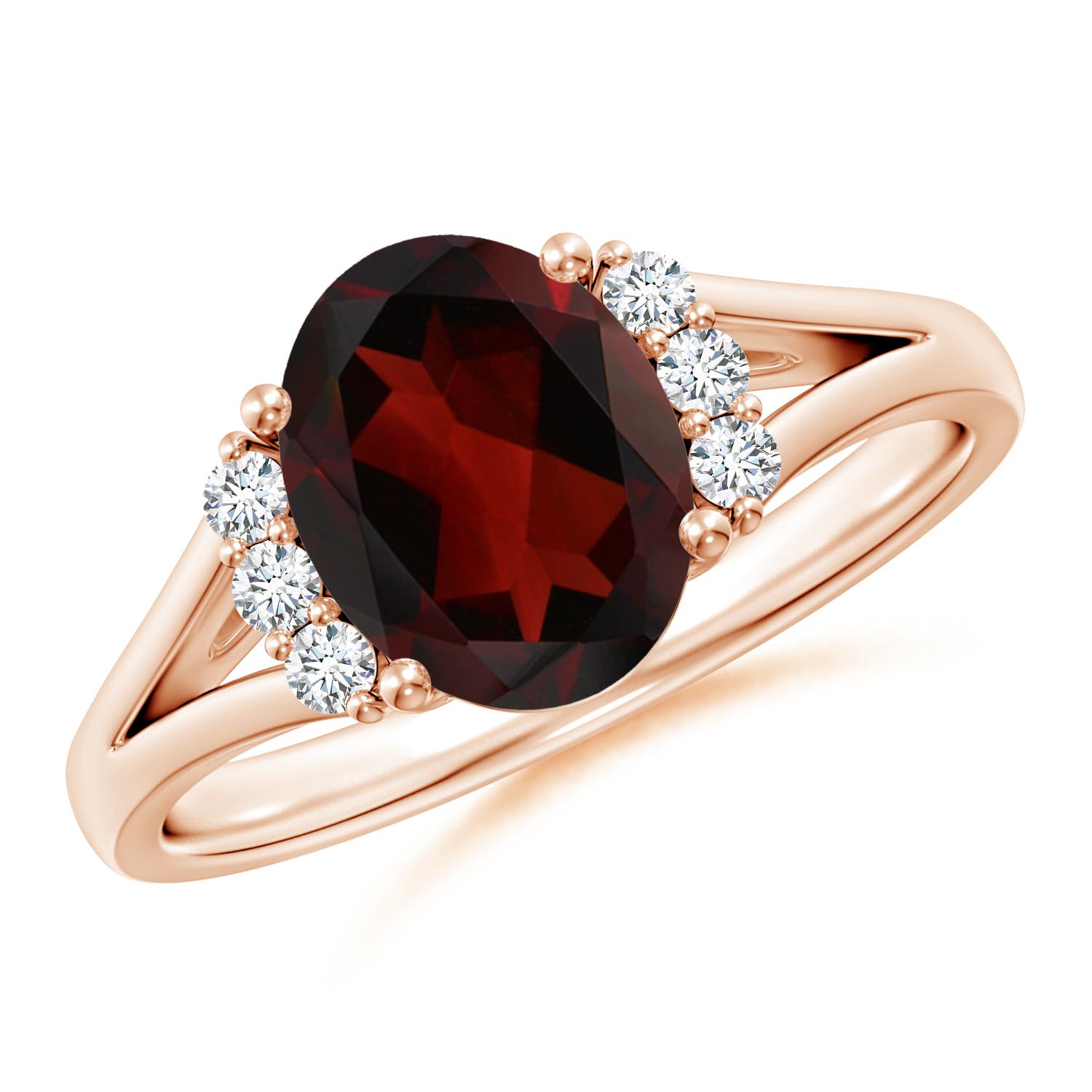 AA - Garnet / 2.11 CT / 14 KT Rose Gold